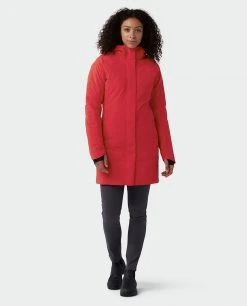 Stio Women's Shot 7 Down Parka - Lightweight Insulated Jacket for Outdoor Lifestyle -Stio Sales Shop W Shot 7 Down Parka Risk Red 1