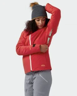 Stio Women's Shot 7 Down Jacket - Lightweight Insulated Ski & Snowboard Jacket 40 Stio Women's Shot 7 Down Jacket - Lightweight Insulated Ski & Snowboard Jacket -Stio Sales Shop W Shot 7 Jacket Risk Red 5