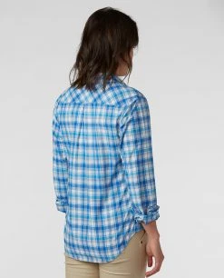 Stio Women's Sidley Shirt - Versatile Hike, Lifestyle, & Paddle Shirt -Stio Sales Shop W Sidley Shirt Rapid Blue 2