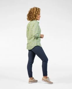 Stio Women's Sidley Shirt - Versatile Hike, Lifestyle, & Paddle Shirt -Stio Sales Shop W Sidley Shirt Wild Sprig Plaid 3