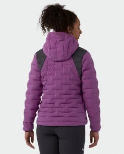 Stio Women's Skillet Stretch Down Hooded Jacket - Lightweight Insulated Jacket for Camping, Climbing, Skiing & Snowboarding -Stio Sales Shop W Skillet Stretch Down Hooded Jacket Dark Amethyst 7