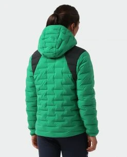 Stio Women's Skillet Stretch Down Hooded Jacket - Lightweight Insulated Jacket for Camping, Climbing, Skiing & Snowboarding -Stio Sales Shop W Skillet Stretch Down Hooded Jacket Greenery 4