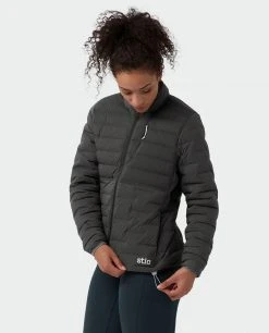 Stio Women's Skillet Stretch Down Jacket - Lightweight & Water-Resistant for Outdoor Adventures 38 Stio Women's Skillet Stretch Down Jacket - Lightweight & Water-Resistant for Outdoor Adventures -Stio Sales Shop W Skillet Stretch Down Jacket Boundary Black 4