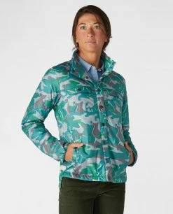 Stio Women's Skycrest Insulated Snap Shirt - Lightweight Camping & Lifestyle Jacket -Stio Sales Shop W Skycrest Conifer Camo 3 396f701c 6e1b 47c9 9807 b7217bb4f453