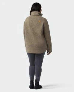 Stio Women's Sweetwater Fleece Half Zip | Lightweight Camp & Lifestyle Jacket -Stio Sales Shop W Sweetwater Fleece Half Zip Sage Flats Alt 6