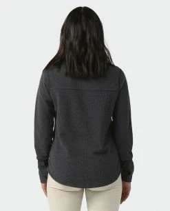 Stio Women's Thermop Fleece Snap Shirt - Warm & Comfortable Camp, Hike & Ski Fleece -Stio Sales Shop W Thermop Fleece Snap Shirt Tap Shoe 3