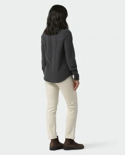 Stio Women's Thermop Fleece Snap Shirt - Warm & Comfortable Camp, Hike & Ski Fleece -Stio Sales Shop W Thermop Fleece Snap Shirt Tap Shoe 5