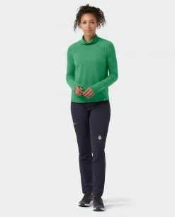 Stio Women's Tipton Tech Turtleneck - Versatile Camp & Hike Shirt for Outdoor Adventures -Stio Sales Shop W Tipton Tech Turtleneck Greenery Heather 3