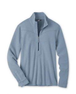 Stio Women's Turpin Fleece Half Zip - Lightweight & Warm Camp & Ski Fleece -Stio Sales Shop W Turpin Fleece Half Zip Wind River Blue Heather