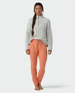 Stio Women's Turpin Fleece Pant - Comfortable Camp & Lifestyle Pants -Stio Sales Shop W Turpin Fleece Pant Sunset Heather 5 d0fbc39d b277 42ed bcaa c6a29b6b23b2