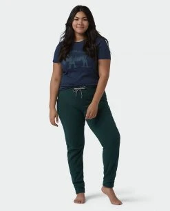 Stio Women's Turpin Fleece Pant - Comfortable Camp & Lifestyle Pants -Stio Sales Shop W Turpin Fleece Pant Treeline Green Heather Alt 4 0ee0b01f 4cd5 4626 bfc9 96cdd8c4ce72