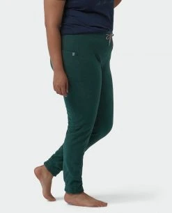 Stio Women's Turpin Fleece Pant - Comfortable Camp & Lifestyle Pants -Stio Sales Shop W Turpin Fleece Pant TreelineGreen Heather Alt 2 f0769b12 cc3f 4162 9198 9575aca15603