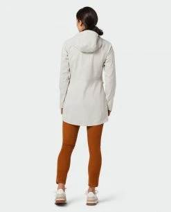 Stio Women's Windy Mile INFINIUM™ Jacket - Lightweight & Waterproof Lifestyle Jacket -Stio Sales Shop W Windy Mile INFINIUM Jacket Wild Mushroom 2 Full