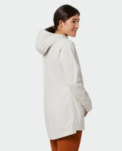 Stio Women's Windy Mile INFINIUM™ Jacket - Lightweight & Waterproof Lifestyle Jacket -Stio Sales Shop W Windy Mile INFINIUM Jacket Wild Mushroom 4 Top