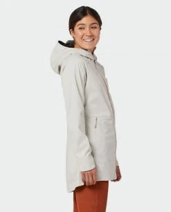 Stio Women's Windy Mile INFINIUM™ Jacket - Lightweight & Waterproof Lifestyle Jacket -Stio Sales Shop W Windy Mile INFINIUM Jacket Wild Mushroom 5 Top