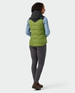 Stio Women's Woodson Down Vest - Lightweight Insulated Camp & Lifestyle Vest -Stio Sales Shop W Woodson Down Vest Forest Olive 5
