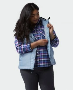 Stio Women's Woodson Down Vest - Lightweight Insulated Camp & Lifestyle Vest -Stio Sales Shop W Woodson Down Vest Wind River Blue Alt 3