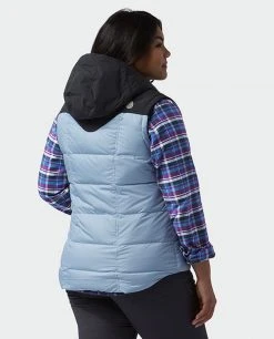 Stio Women's Woodson Down Vest - Lightweight Insulated Camp & Lifestyle Vest -Stio Sales Shop W Woodson Down Vest Wind River Blue Alt 5