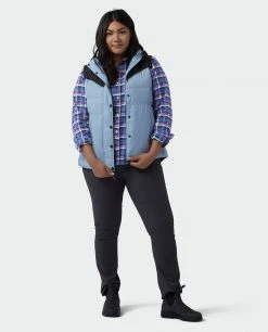 Stio Women's Woodson Down Vest - Lightweight Insulated Camp & Lifestyle Vest -Stio Sales Shop W Woodson Down Vest Wind River Blue Alt 6