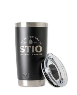 Stio Yeti Rambler 20oz Tumbler - Insulated Stainless Steel Drinkware for Hot & Cold Beverages