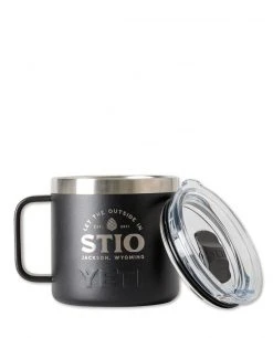Stio Yeti Rambler 14oz Mug - Insulated Stainless Steel Travel Mug, Perfect for Hot & Cold Drinks