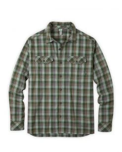 Stio Men's Lone Tree Shirt - Premium Casual Shirt for Men -Stio Sales Shop m lone tree shirt dark sage 2